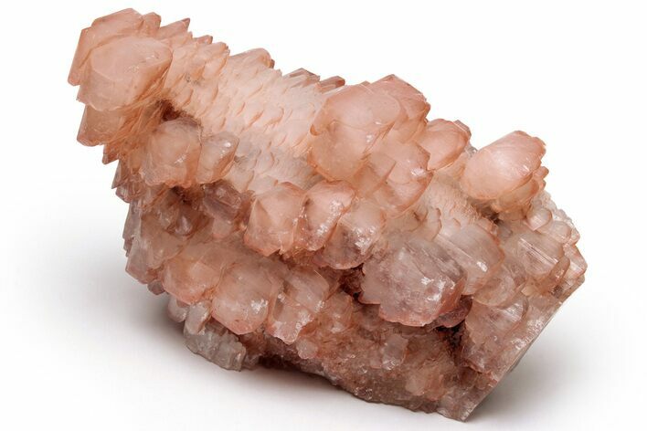 Pagoda Style Calcite Crystals on Calcite - Fluorescent! #215970